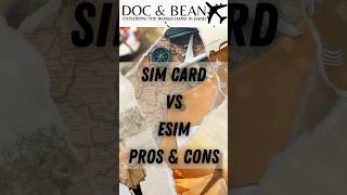 ESIM vs SIM CARD 2024 What’s best for your travel style esim [upl. by Ecirtnahs]