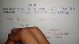 What are steroids  steroids core structure  examples of steroids  steroids pharmacognosy [upl. by Ahsitnauq]