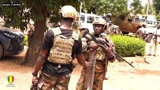 Le film de lattaque terroristes contre lécole de gendarmerie et laéroport international de Bamako [upl. by Suzanna]