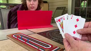 Part 1  Playing Cribbage with Two Players [upl. by Nylodnarb]