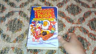 Winnie The Pooh And Christmas Too VHS Review [upl. by Donnelly]