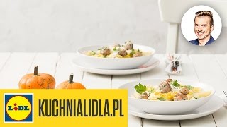 🍜 Makaron penne z szynką i sosem z dyni  Karol Okrasa – Przepisy Kuchni Lidla [upl. by Arhas]