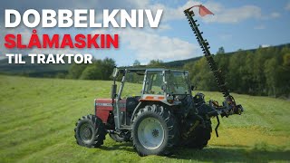 Dobbelknivslåmaskin til traktor  SECO DUPLEX fra BBUmwelttechnik [upl. by Sualakcin]