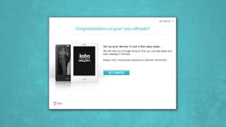 Setting up your Kobo Touch eReader Howto [upl. by Dihaz]