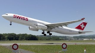 AIRSIDE PLANE SPOTTING at Zurich Airport  extreme close aircraft action [upl. by Tim]