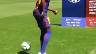 Ousmane Dembele  HUGE FAIL at Barcelona presentation [upl. by Debor]