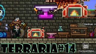 TERRARIA FIZ A BIGORNA DE ORICALCO E A FORNALHA DE ADAMANTINA14 [upl. by Henryson173]