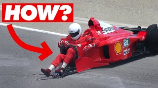 Investigating the WEIRDEST Formula 1 Crash Ever [upl. by Ahsikym]