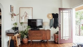 interior design ▸ vintage amp California style house tour [upl. by Annyahs]