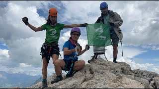 CIMA DAUTA ORIENTALE Vía Ferrata Paolin Piccolin [upl. by Rialcnis]