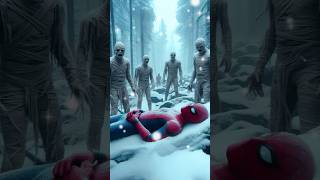 SpiderMan and Supergirl vs Mummy and witch fight battle supergirl spiderman hulk animals [upl. by Heyde]