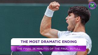 DRAMATIC ending to the final  The last 26 minutes in full  Alcaraz v Djokovic  Wimbledon 2024 [upl. by Yauq]