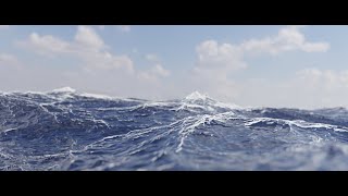 ocean animation made in blender [upl. by Atiugal]