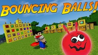 BOUNCING BALLS 111  Minecraft Mod Showcase [upl. by Jat]