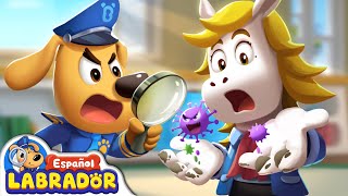 🔍Sheriff Labrador  Vete ya Gérmenes  Videos para Niños  BabyBus en Español [upl. by Latisha421]