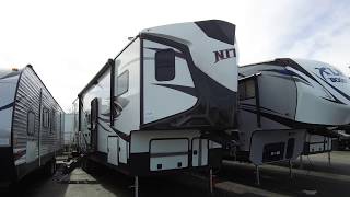 2018 Forest River XLR Nitro 35VL5 Fifth Wheel Toy Hauler Quick Video Tour [upl. by Sarita]