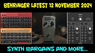 Latest Behringer News 12 November 2024 [upl. by Hajidahk]