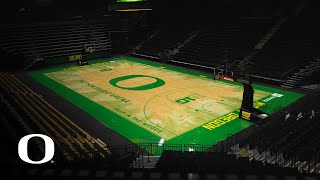 Our New Roots  Matthew Knight Arena Court Redesign Reveal [upl. by Htrowslle432]