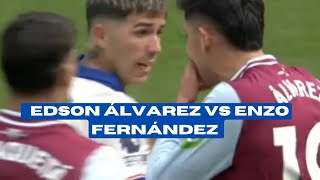 Edson Álvarez amenaza a Enzo Fernández  😵‍💫🇲🇽🇦🇷 [upl. by Anisirhc700]