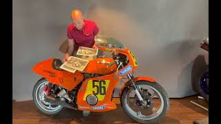 Laverda Formula 500 original slaters TT bike talk and run up [upl. by Petrie]