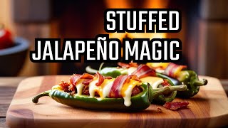 How to Make Stuffed Jalapeños Bacon amp Cheese Heaven [upl. by Suinuj]