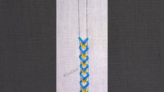 💙💛Amazing🔥and decorative cross stitch hand embroidery 💙💛 [upl. by Thornie]