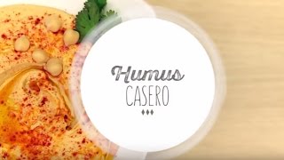 Cómo hacer humus casero  Recetas fáciles [upl. by Sasha]