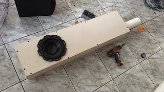 8” Subwoofer Enclosure Build DEMO TIME [upl. by Haet756]