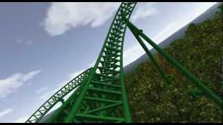 Fluch von Novgorod Hansa Park  No Limits Coaster  Bright [upl. by Garald]