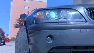 BMW 3erReihe E46 Bj2002 Xenon Scheinwerfer Waschanlage [upl. by Sula]