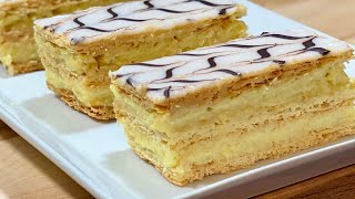 VOICI COMMENT RÉALISER UN MILLEFEUILLE COMME UN VÉRITABLE CHEF👩🏻‍🍳👨🏻‍🍳 Deli Cuisine [upl. by Okun]