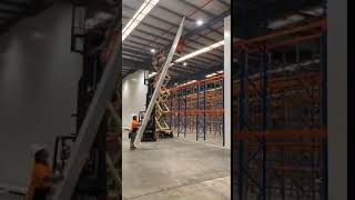 Forklift and Scissor Lift at a Cool Room Installation Project  Duralift [upl. by Chere]