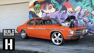 Kranky Invades the Yard 1400hp WILD Aussie Burnout Machine smokes us out [upl. by Oicul860]