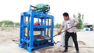 ZCJK QTJ440 Manual Block Making Machine [upl. by Riancho]