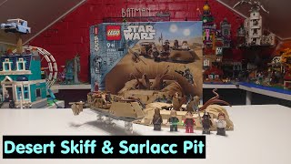 Lego Review  Lego Star Wars Desert Skiff amp Sarlacc Pit Lego Set 75396 [upl. by Lorianna751]