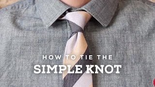 How to Tie a Perfect Simple Knot [upl. by Siwel]