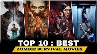 Top 10 Best Zombie Survival Movies In Hindi  2024 Zombie Movies  New Zombie Movies In Hindi [upl. by Wilbert]