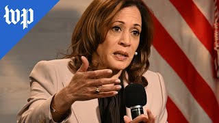 Harris ‘working to earn’ vote of Black men [upl. by Aiotal]