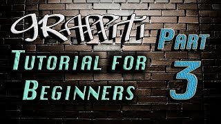 Graffiti Tutorial for Beginners  Part 3  Steves Art Studio [upl. by Marsh]