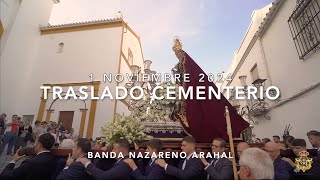 TRASLADO NTRASRA DE LOS DOLORES AL CEMENTERIO  PARTE 3 Banda Nazareno Arahal [upl. by Stander]