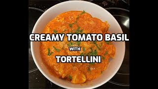 Delicious Tomato Basil Cream Sauce Recipe l Tortellini with Creamy Tomato Sauce cookingwithpapap [upl. by Ehudd401]