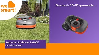 Segway Navimow H800E Installatievideo [upl. by Anyk]