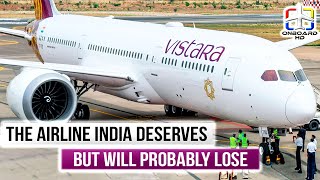 TRIP REPORT  Best Airline in India  Delhi to Paris CDG  VISTARA Boeing 7879 Dreamliner [upl. by Erhard]