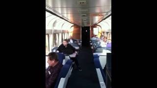 Amtrak Superliner Tour  Dining Car and Lounge Car [upl. by Amaral748]