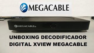 CAJA DIGITAL XVIEW MEGACABLE 📜 UNBOXING  2022 [upl. by Mellins909]