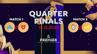 BLAST Premier World Final 2023 Quarterfinals Cloud9 vs MOUZ G2 vs NAVI [upl. by Lahcim]