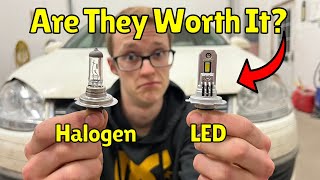 Are LED Headlight Bulbs Worth It Auxito H7 LED Review [upl. by Nanyk889]