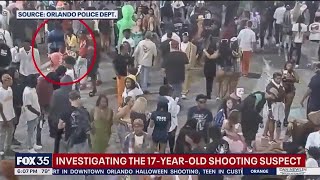 Orlando shooting 17yearold suspected shooter fired shots within feet of police officers [upl. by Stephine]