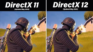 Fortnite Dx11 vs Dx12 Updated May 2020 [upl. by Aneehc]