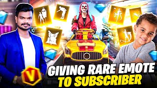 Gifting DJ Alok Emote To My Subscribers 😍 Crying Moment  PVS GAMING  FREE FIRE INDIA [upl. by Ralph]